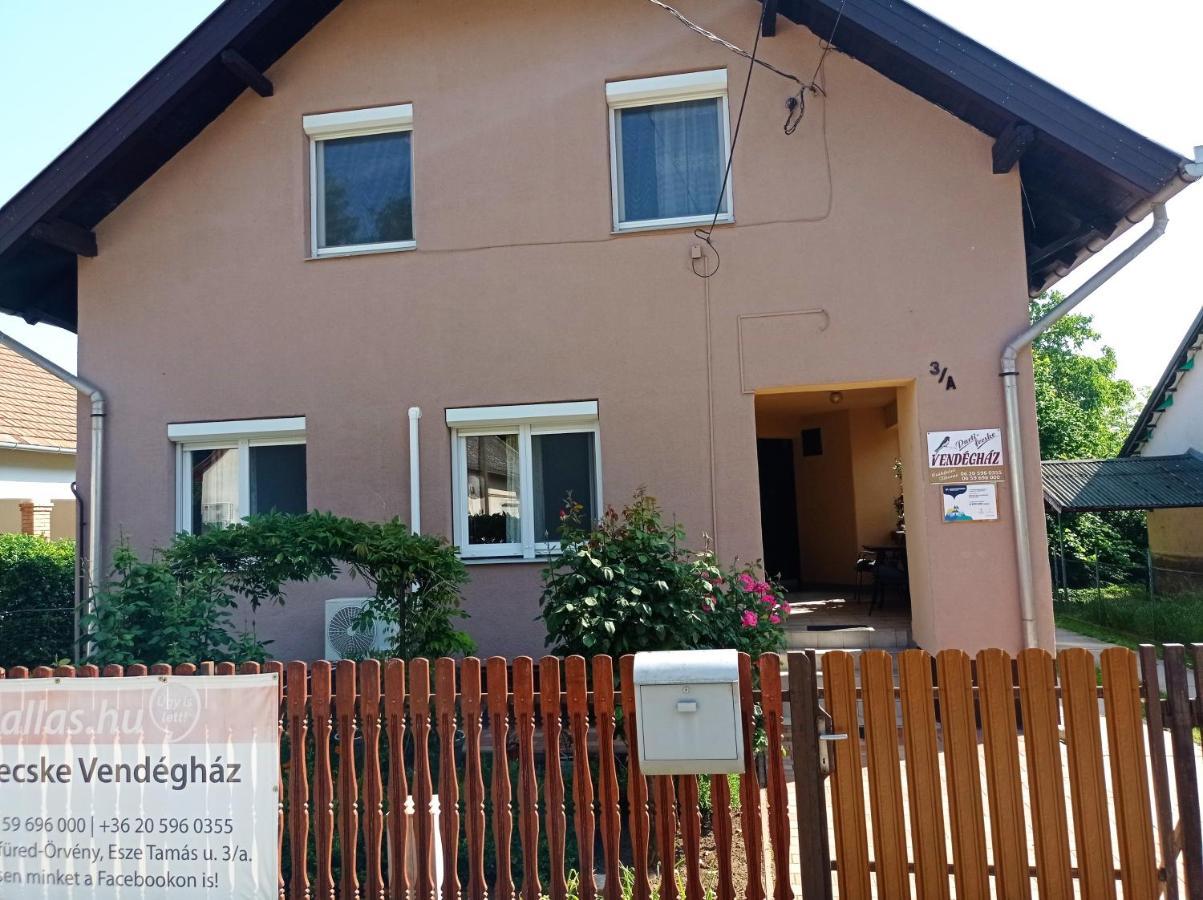 Partifecske Vendeghaz Hotel Tiszafüred Buitenkant foto